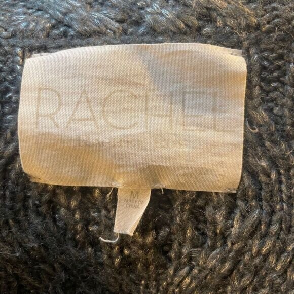 Rachel Roy Gray Sleeveless Open Front Cardigan Knit Sweater Women's Size Medium - Picture 2 of 3